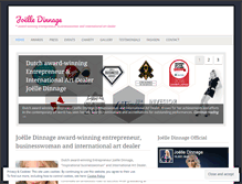 Tablet Screenshot of joelledinnage.com